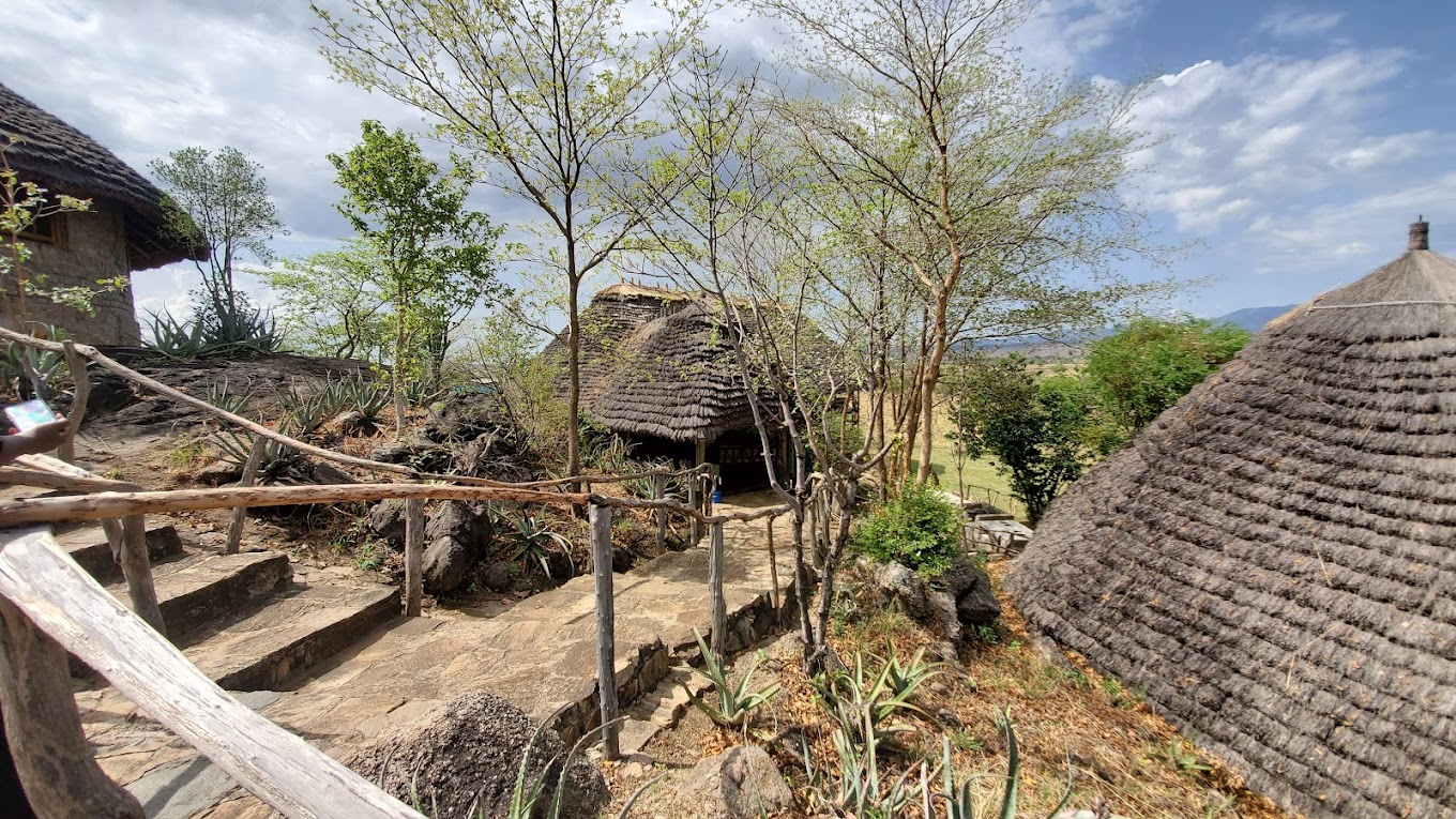 View of Apoka Safari Lodge in Kidepo National Park