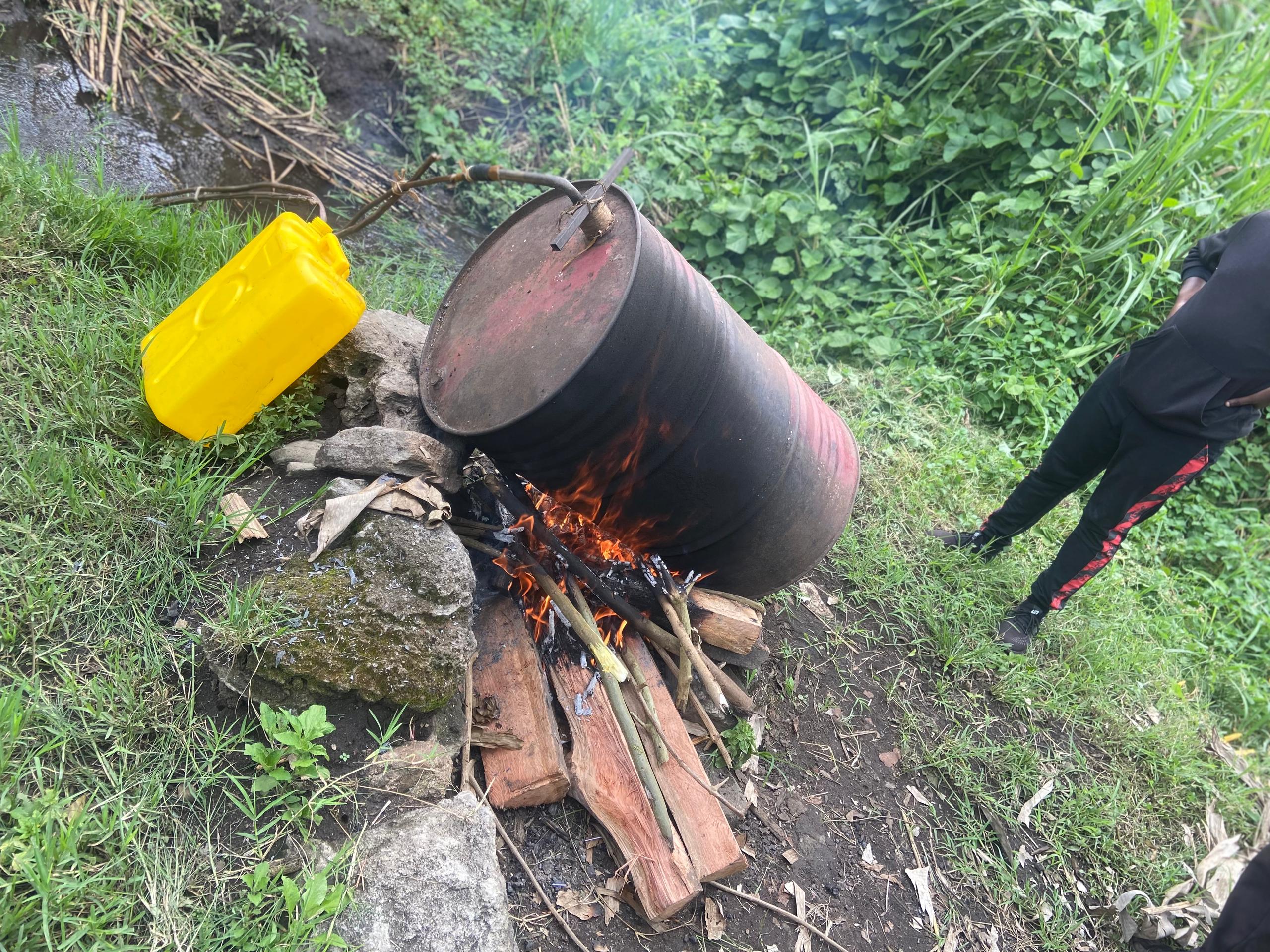 Local brew making (Gin)