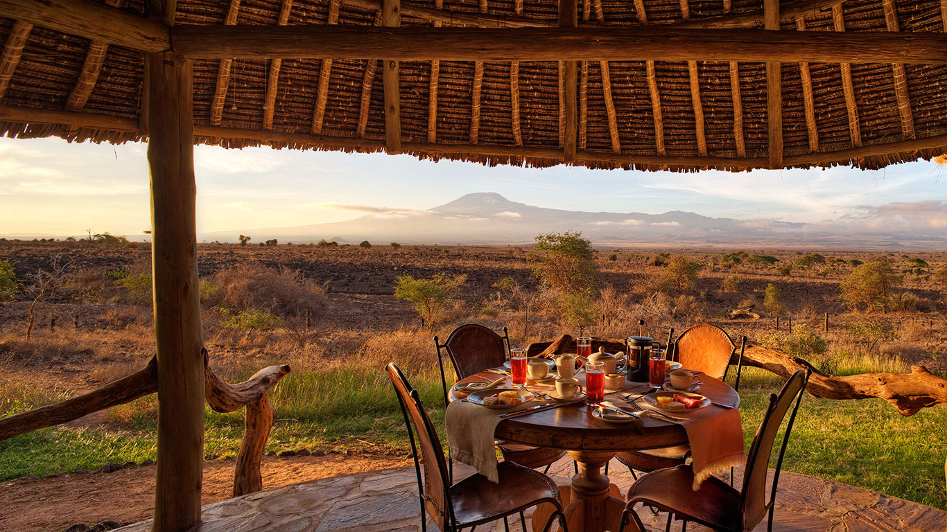 Elewana Tortilis Camp Veranda-Agasaro Safaris