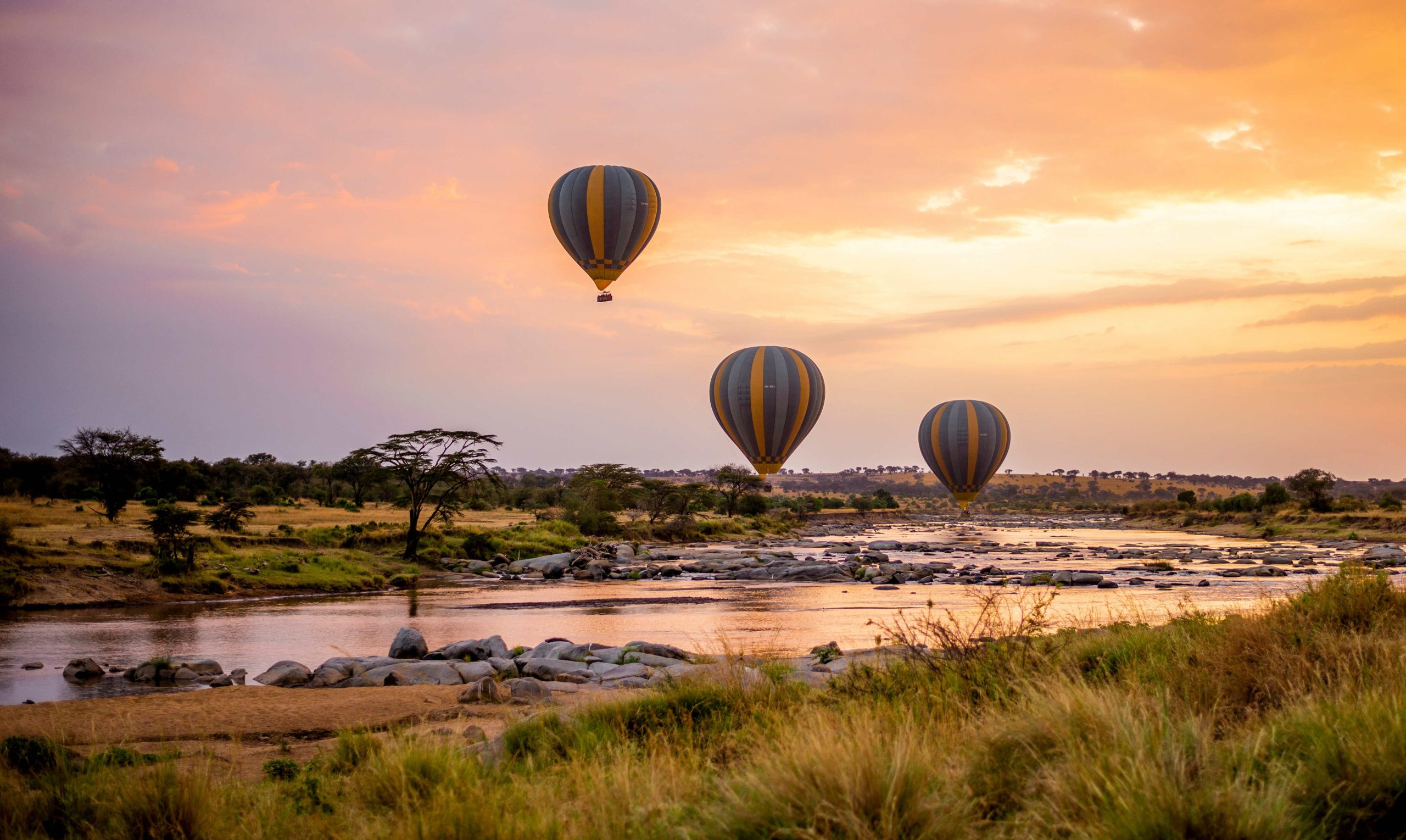 Hot air balloons in Tanzania