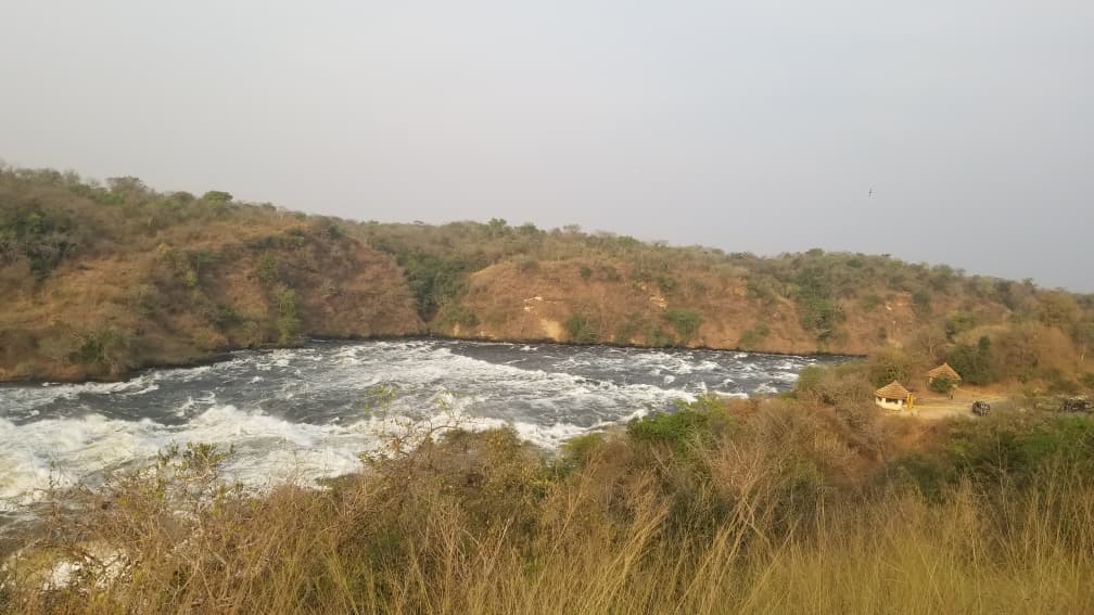 River Nile in Murchison Falls National Park in Uganda 