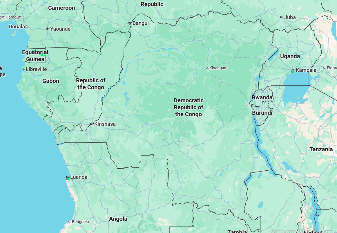 DRC Map and Geographic Overview
