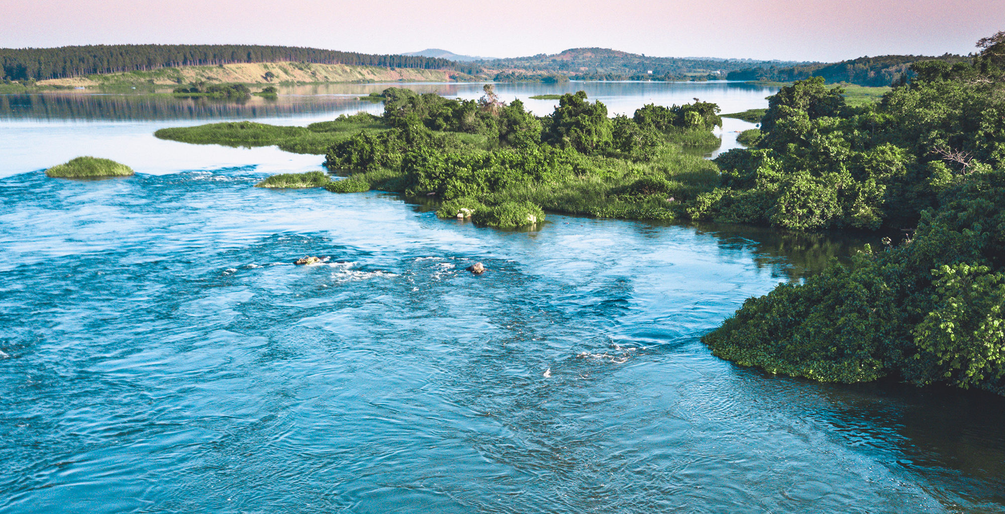 Lake Victoria in Uganda